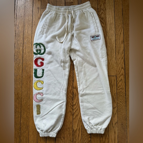 White Joggers - Size Small - Picture 1 of 7